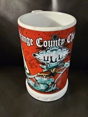 Collectible 2006 Orange County Choppers Licensed OCC Beer Stein *2 Callouts*